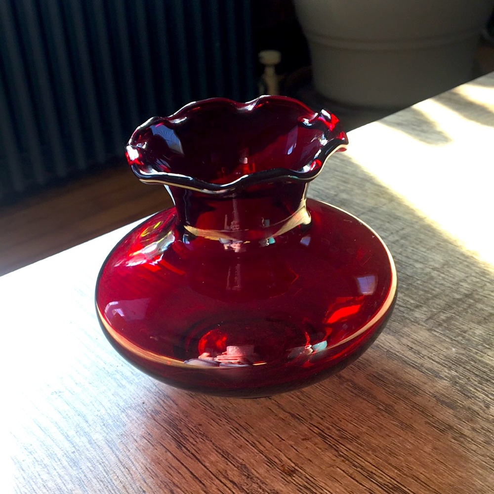 Antique Glass Vase